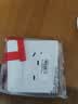 德力西（DELIXI）开关插座面板 CD821系列 10A五孔插座带一开双控开关 时尚白大板 实拍图