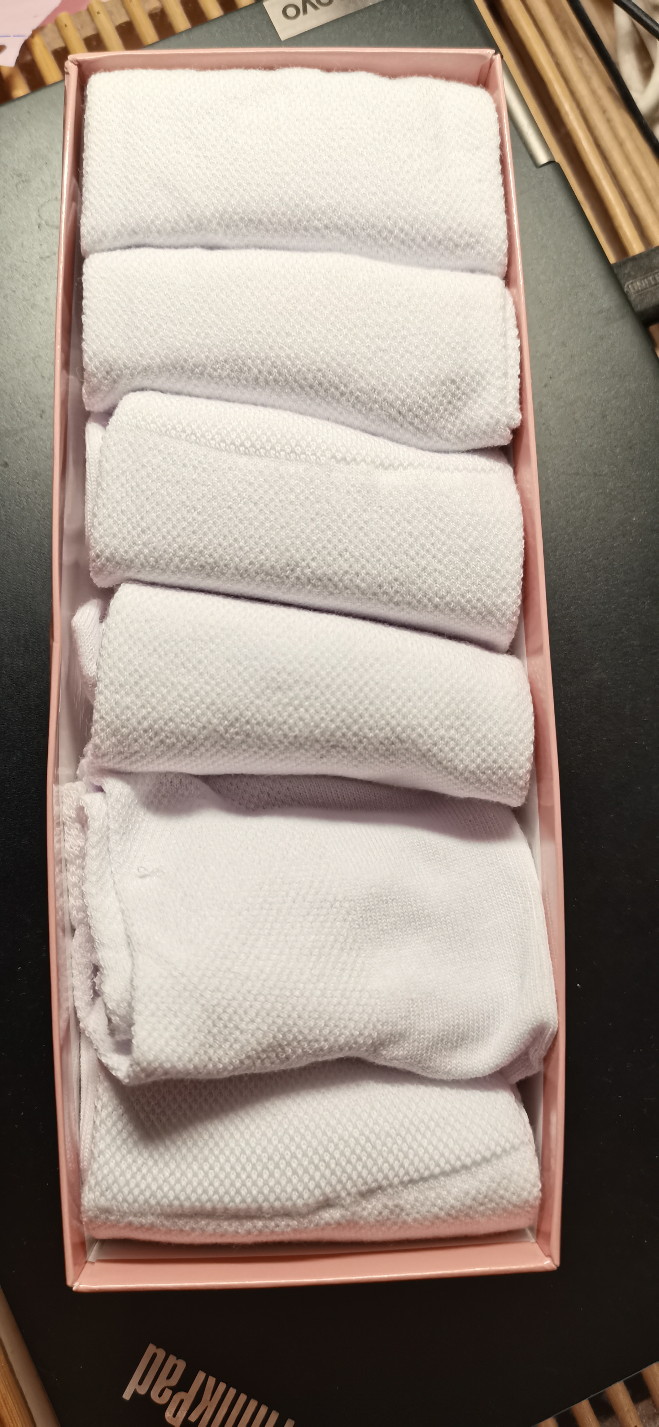 浪莎袜子女纯棉夏季超薄全棉中筒袜吸汗防臭透气四季少女学生白色棉袜 100%棉网眼夏季【白色6双】 691款 均码 35至39码 实拍图