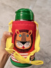 虎牌（TIGER）【京东限定】长颈鹿儿童保温杯学生吸管水杯一杯双盖 实拍图