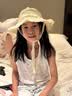 偶森儿童草帽夏天防晒帽海边沙滩遮阳帽森系女童宝宝出游蕾丝系带宽檐 实拍图