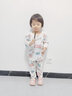 小素材儿童睡衣夏季薄款宝宝衣服套装竹纤维空调服春秋家居服男童女童 幸运小马套头蓝 90 实拍图