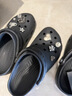 卡骆驰（CROCS）经典洞洞鞋轻便百搭女沙滩鞋包头拖鞋男鞋|10001 黑色-001(含智必星) 36 /37(220mm) 实拍图