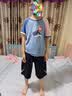 海妈家童装男童短裤2026新款夏季裤子儿童七分运动裤男孩中裤大童夏装 实拍图