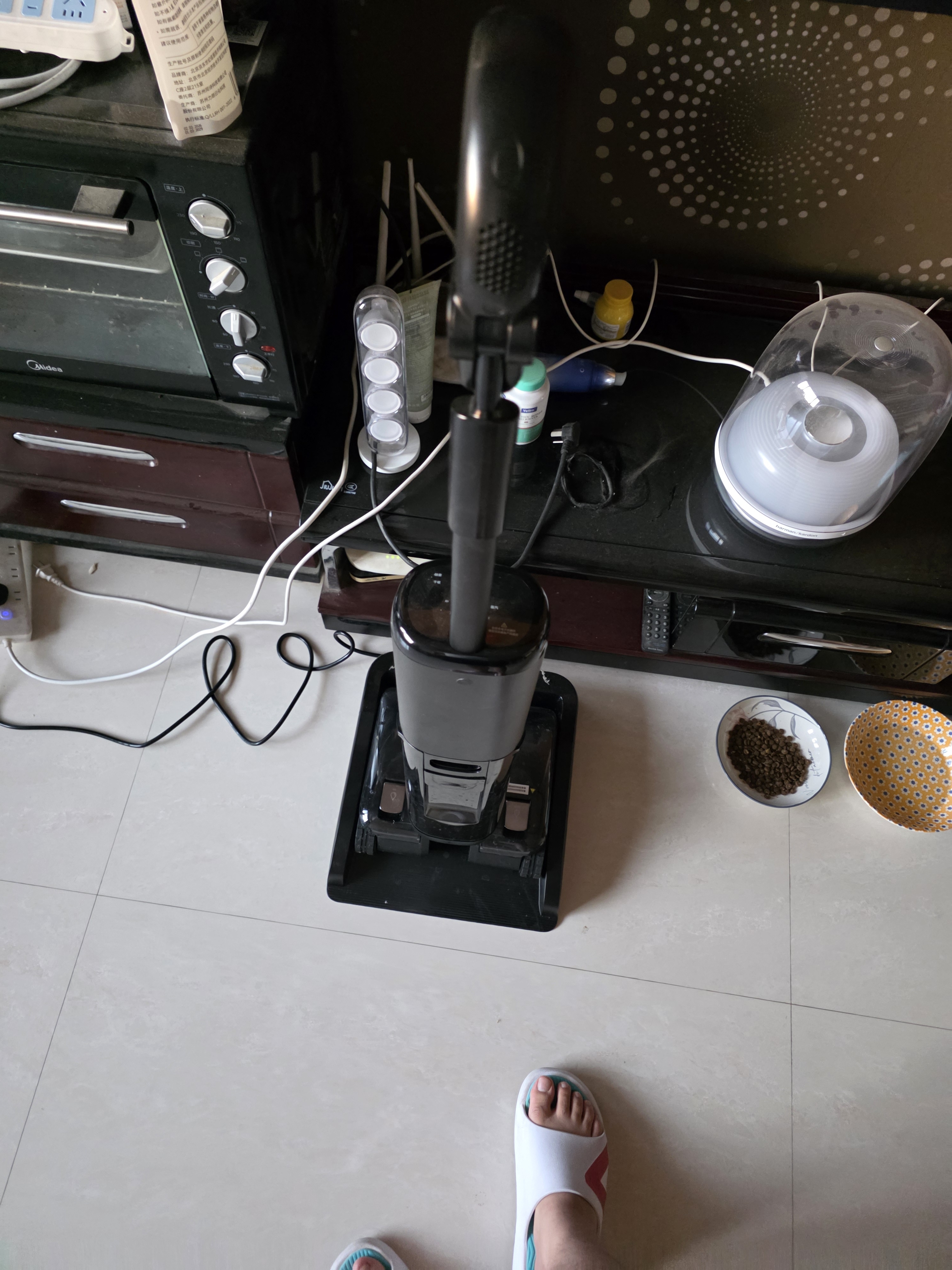 京东京造洗地机【160℃蒸汽 80℃热水洗地】 熨烫吸拖一体100℃自清洁 双向助力蒸汽拖把家用扫地机拖地机 实拍图