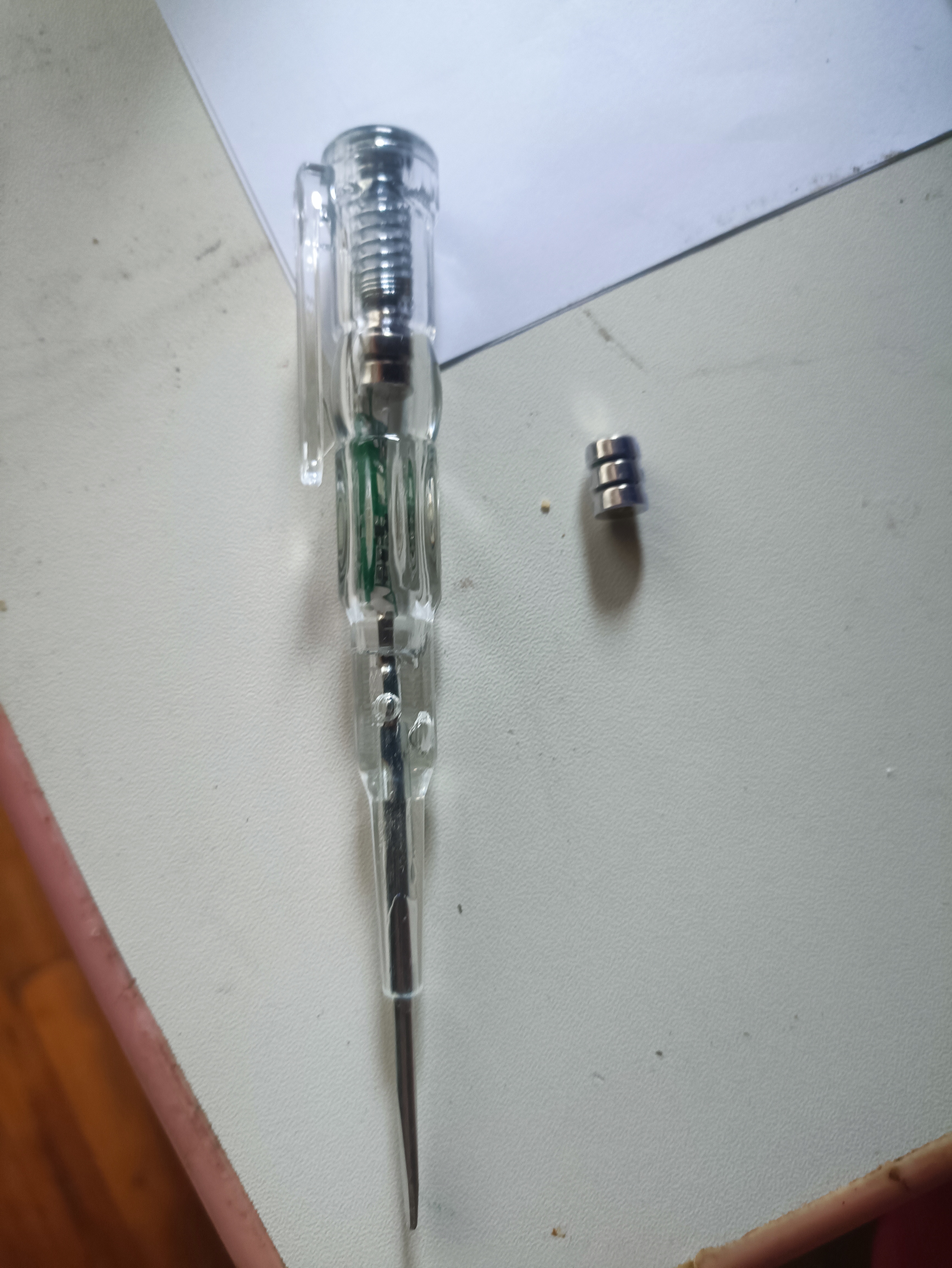 【京东物流】高亮彩光电工测电笔电笔专用感应断点家用断线火线智能双灯试电笔 高彩光双灯测电笔一支+3颗备用电池【产业带好货】 实拍图