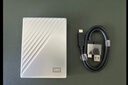 西部数据（WD）移动硬盘4TB type-c Ultra系列 2.5英寸 银 机械硬盘 笔记本电脑外接加密兼容Mac 大容量家庭存储 实拍图