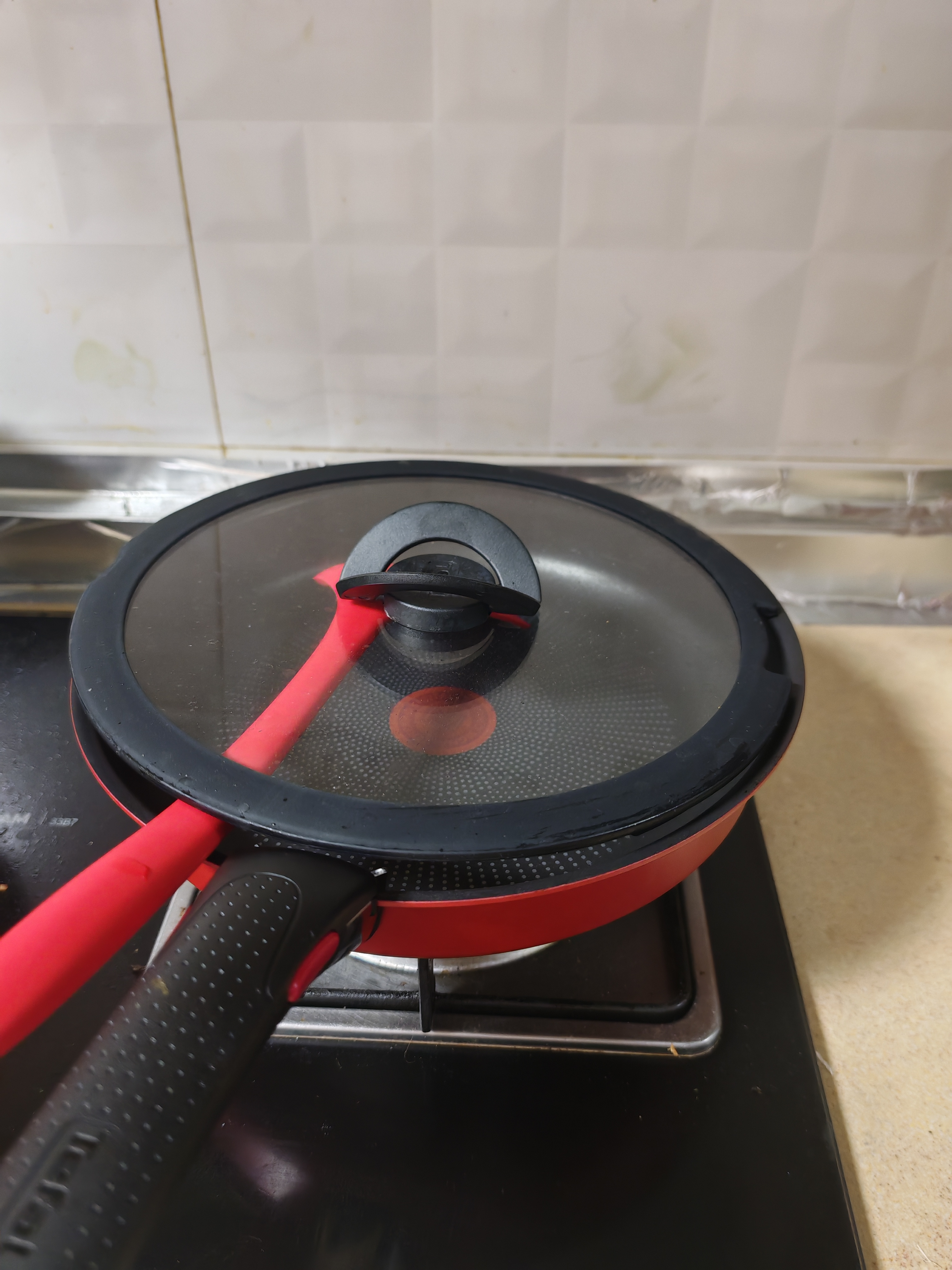特福（Tefal）可拆卸煎锅26cm可变烤盘餐具电磁炉烤箱通用有钛不粘锅可进洗碗机 实拍图