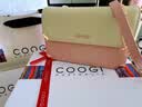 COOGI女士包包女款轻奢品牌单肩包斜挎女包情人节生日礼物女送老婆女友 粉色 实拍图