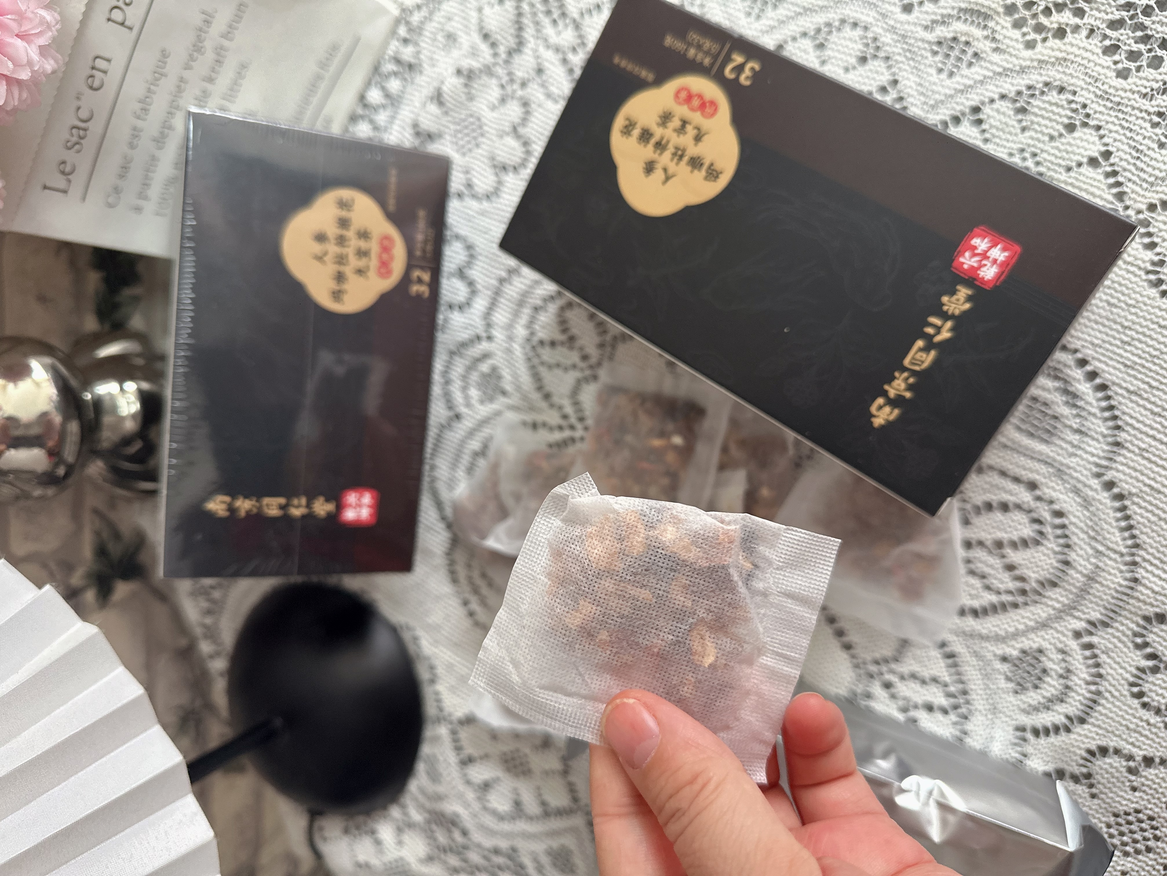 同仁堂（TRT）人参玛咖杜仲雄花九宝茶赠品160g 实拍图