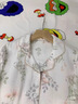ROVO纯棉孕妇月子服睡衣产后哺乳100%纯棉开衫套装喂奶专用居家服 天使兔【带胸垫】 L（适合于120-140斤） 实拍图