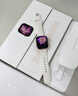 Apple/苹果 Watch S11 智能手表GPS款42毫米玫瑰金色铝金属表壳淡桃粉色运动型表带S/M MEUN4CH/B 实拍图