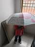皓梵洁儿童雨伞宝宝1-3岁3-6岁幼儿透明学生上学专用幼儿园自动一键收伞 草莓兔 实拍图