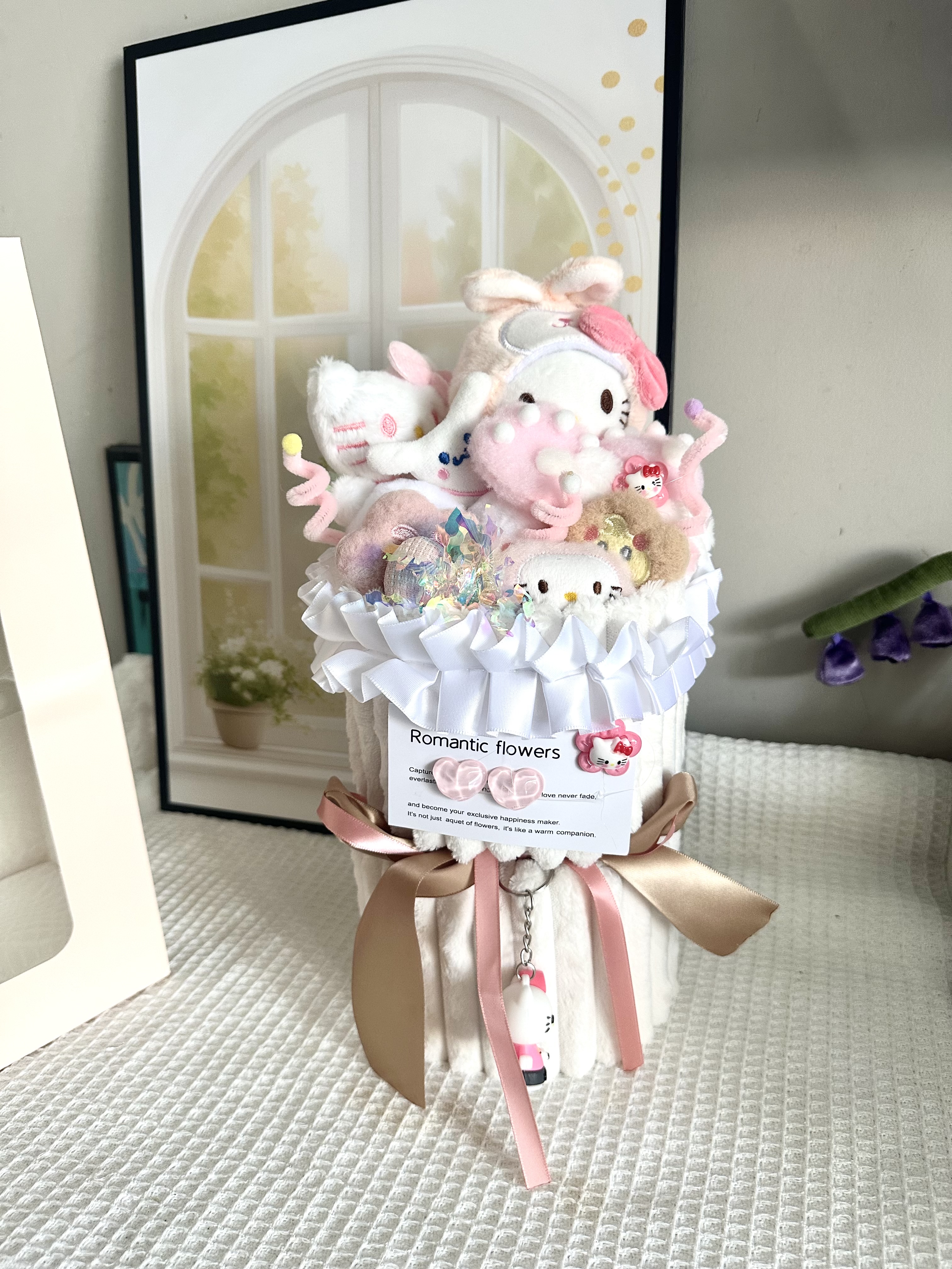 京东鲜花创意玩偶花束卡通公仔小众生日礼物女生送女朋友闺蜜儿童毕业礼物 实拍图