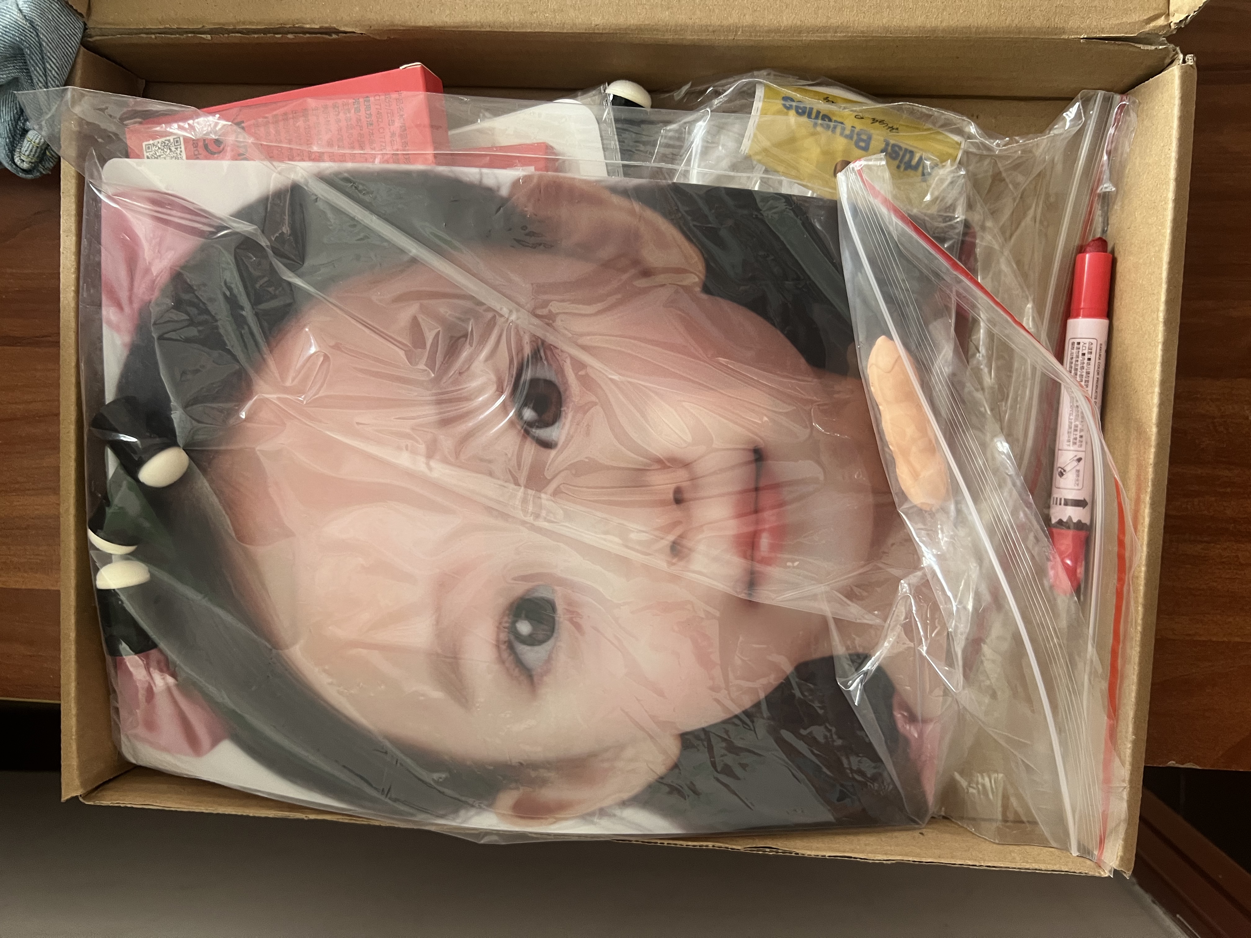 空色脸部彩绘工具套装10格26色+15色脸彩面部彩绘水溶性颜料无异味儿童节礼物节日舞台妆摆摊开学季 实拍图