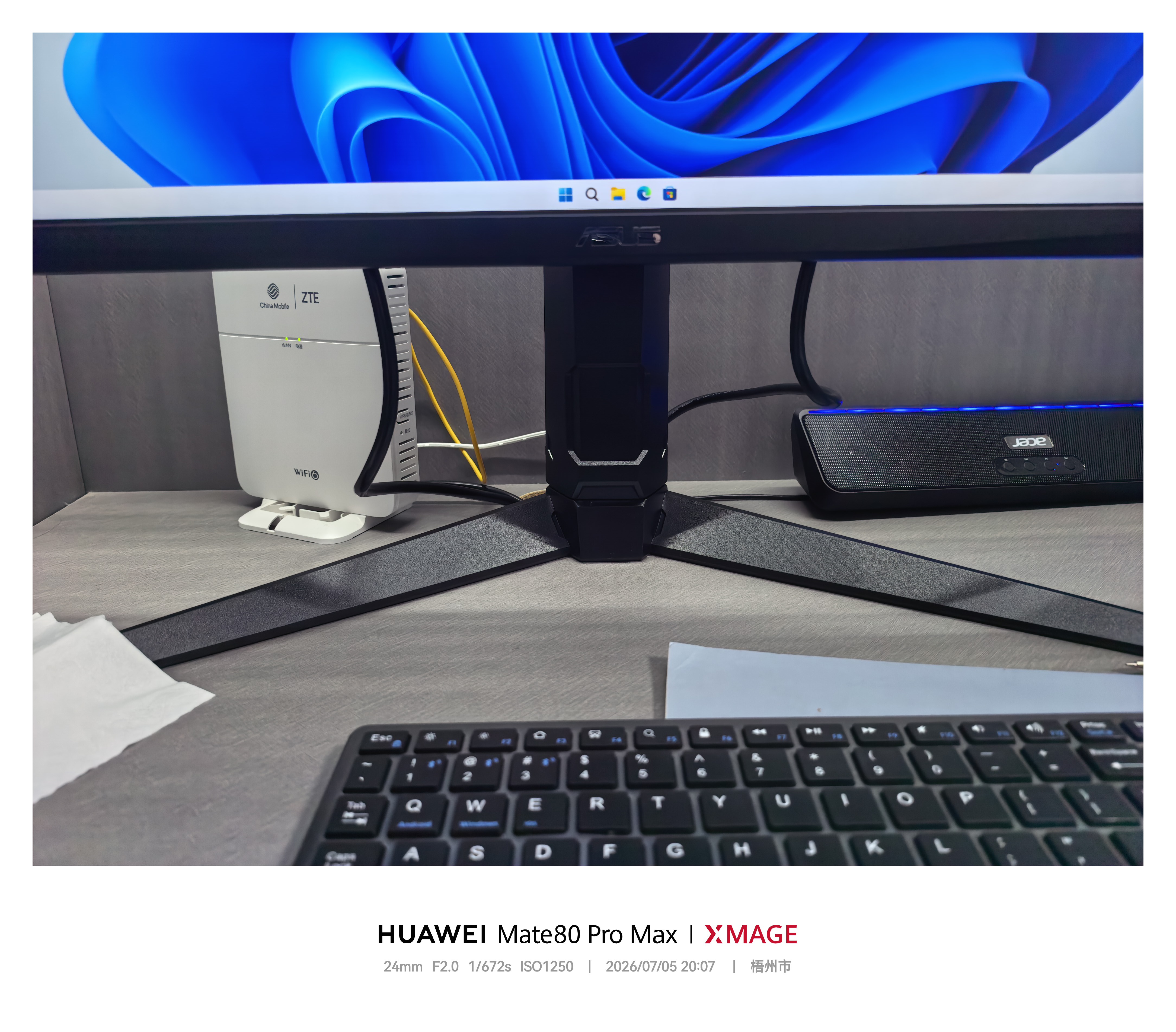 华硕小金刚VG27AQL5A 27英寸显示器2K200Hz显示器超频210Hz FastIPS FreeSync无撕裂 0.3ms响应 HDR400 实拍图