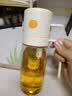 乐扣乐扣（LOCK&LOCK）倒喷两用油壶厨房玻璃醋酱油调料油瓶 550mL奶白色 实拍图