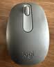 罗技（Logitech）M196 无线蓝牙鼠标 办公鼠标 笔记本商务办公家用 小巧便携 对称手型 石墨灰 实拍图