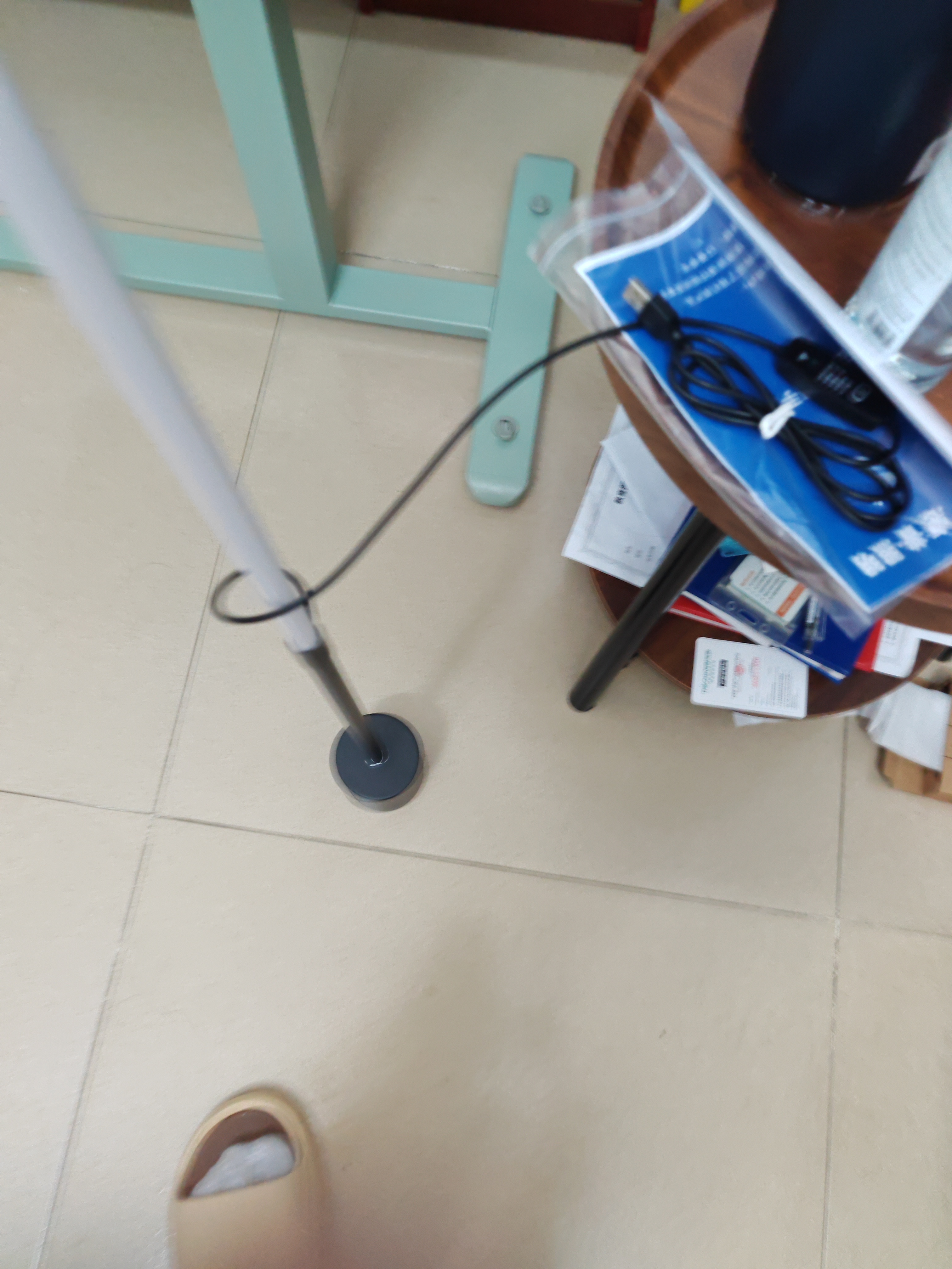 惠普普瑞护眼语音控制三色立式落地氛围灯卧室床头灯护眼阅读灯 实拍图