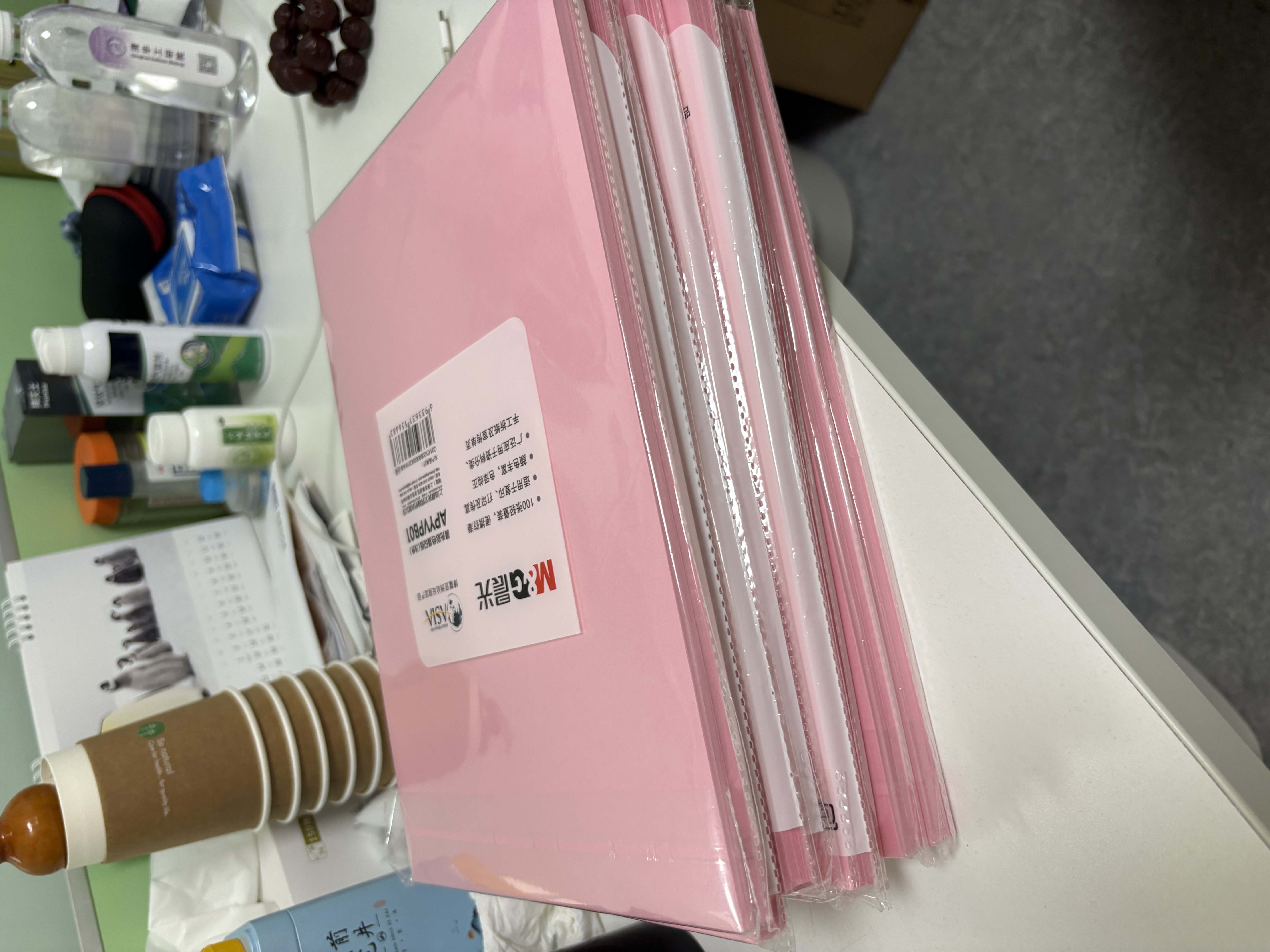 晨光（M&G）浅粉色手工折纸复印纸A4/100张/80g 加厚彩纸幼儿园儿童手工制作剪纸折纸彩色卡纸礼物 实拍图