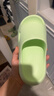 朴西夏季儿童拖鞋可爱软弹防滑踩屎感凉拖家居 薄荷绿 34-35（220mm） 实拍图