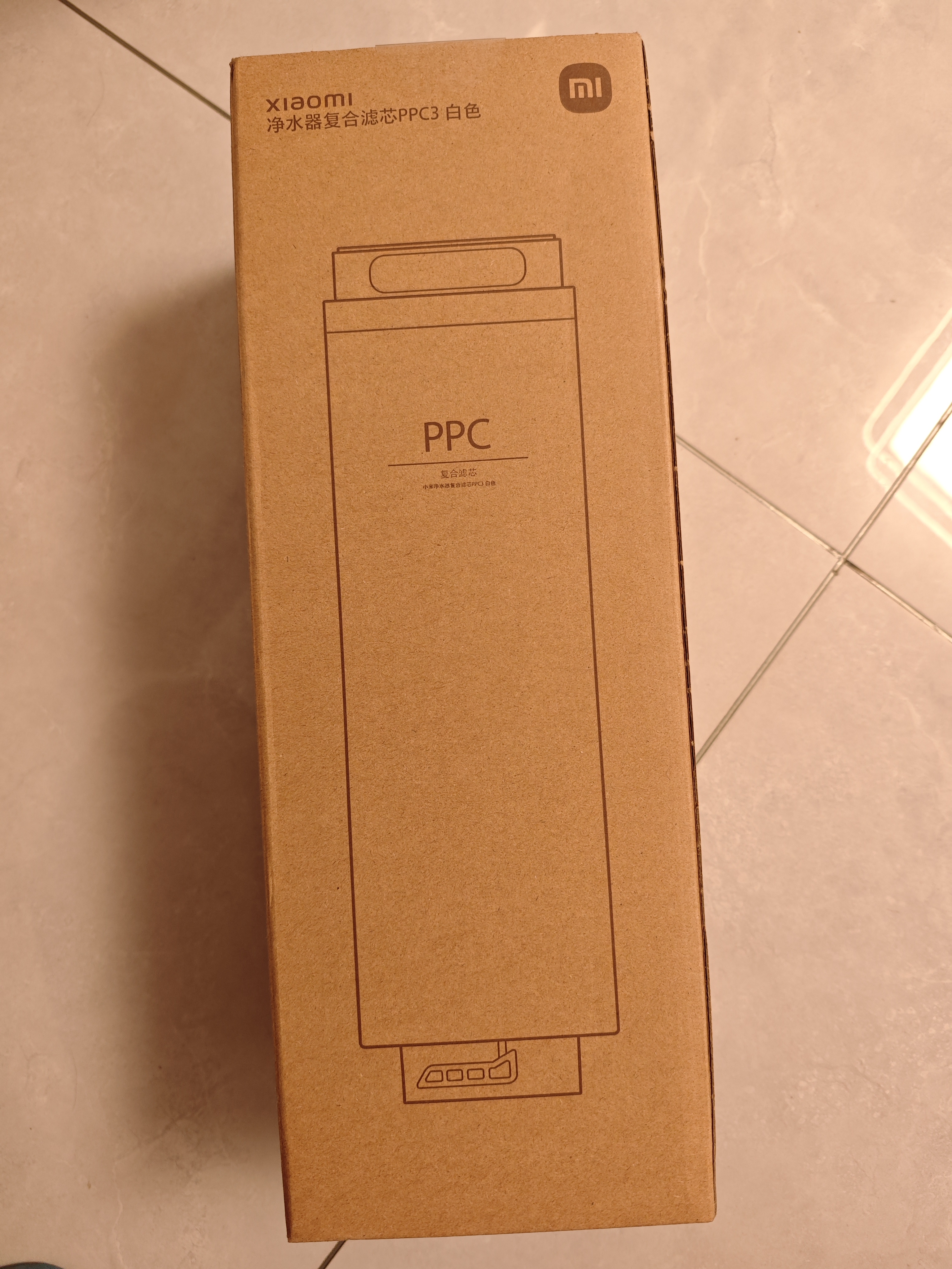 米家小米净水器复合滤芯PPC3 白色 适用于小米H800G、H800GPro、米家800G F3-PPC 实拍图