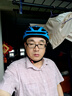 匹克自行车头盔山地公路车骑行头盔男女一体成型安全帽经典款渐变蓝色 实拍图