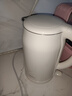 美的（Midea）电热水壶烧水壶 2L大容量泡茶 304不锈钢0涂层 1800W快速加热MK-SH20M320 实拍图