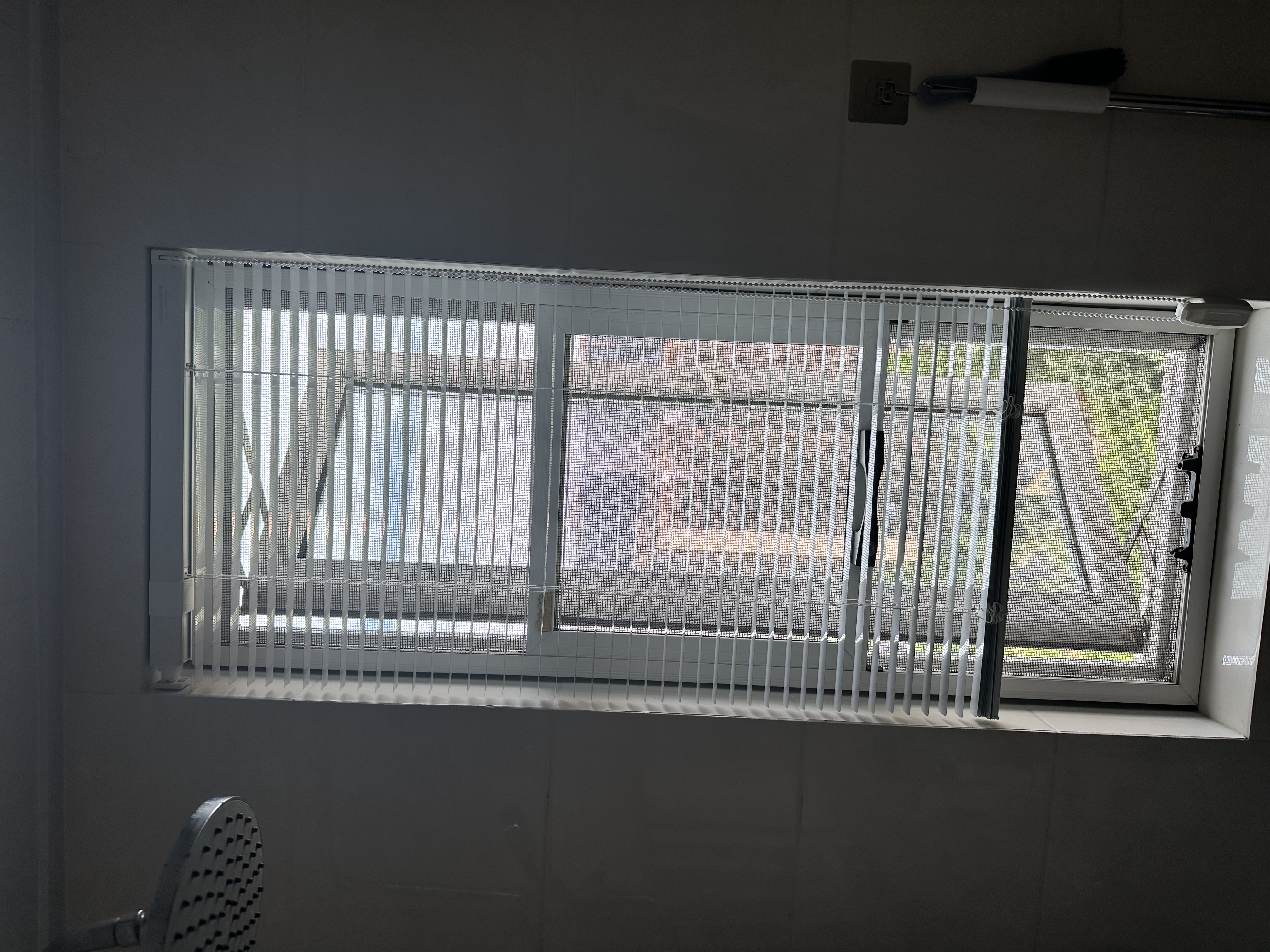 美尔耐免打孔百叶窗帘卧室卫生间浴室厕所防水铝合金厨房升降遮光帘6010 免钉【珠光】白色 1平方米 实拍图