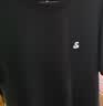 杰克·琼斯（JACK&JONES） 杰克琼斯男装春季T恤上衣短袖纯色圆领精致刺绣时尚百搭简约潮流 实拍图