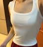 帛芮吊带背心女士内搭美背夏薄款背心女带胸垫运动无袖打底长款外穿 实拍图