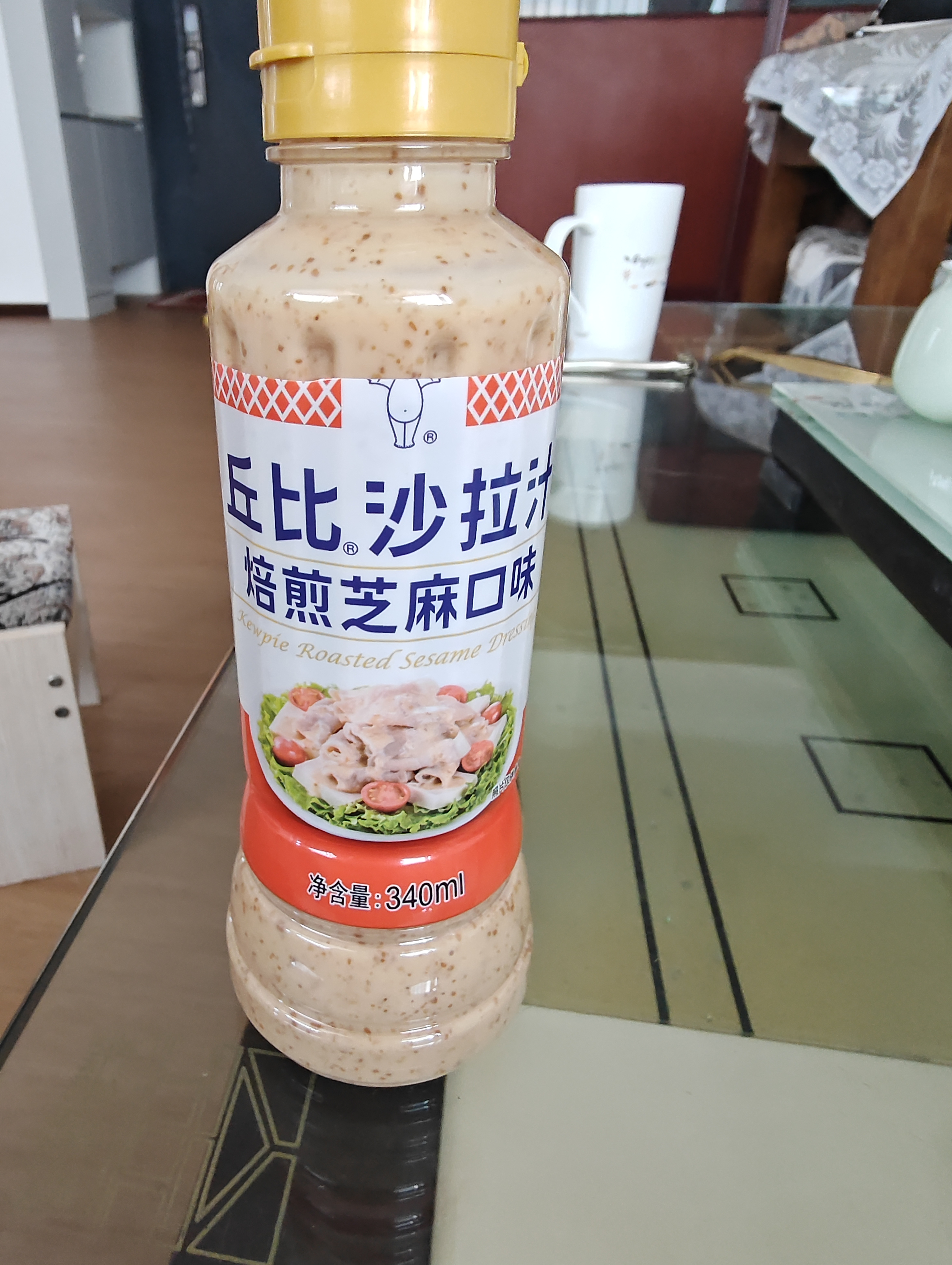丘比沙拉酱/汁 340ml*1瓶 焙煎芝麻口味 调味品 水果蔬菜烤肉火锅 实拍图