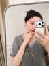 千禧华府镜子全身镜穿衣镜子落地镜挂门服装店试衣防爆壁挂镜一体白40*150 实拍图