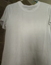 真维斯（Jeanswest）T恤女夏季薄款圆领打底衫内搭短袖纯棉白色纯色上衣百搭白色L 实拍图