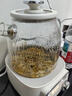 美的（Midea）花漾0胶水全玻璃养生壶多功能煮茶壶母婴烧水壶调奶器智能恒温电热水壶全自动一体1.2L YS12B302J 实拍图