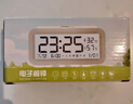 凯然（KAIRAN）多功能闹钟学生专用起床神器 智能叫醒床头钟夜光电子时钟桌面温度计数字钟表儿童静音男女孩 触摸【大音量+三组闹钟】白色 实拍图