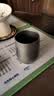 Ti artisan钛工匠户外纯钛水杯双层隔热钛杯露营旅行杯宽口直饮果汁杯咖啡杯 双层钛杯大号-400ML 实拍图