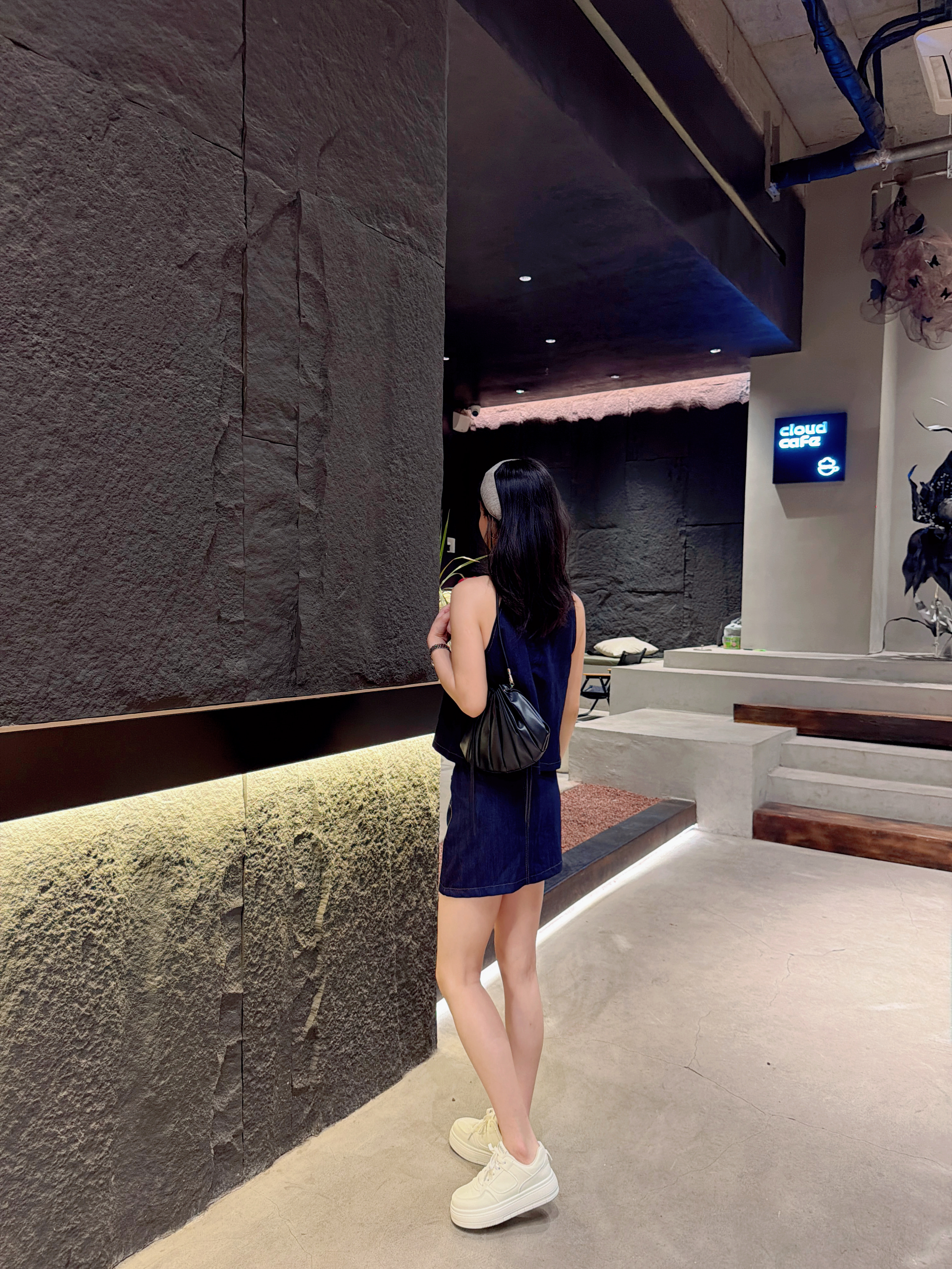 环球原创黑粉鞋子女2026新款爆款春季韩系潮休闲百搭厚底运动板鞋 实拍图