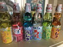HATA哈达网红款日式弹珠波子汽水进口玻璃瓶碳酸饮料混合口味200ml*6 实拍图