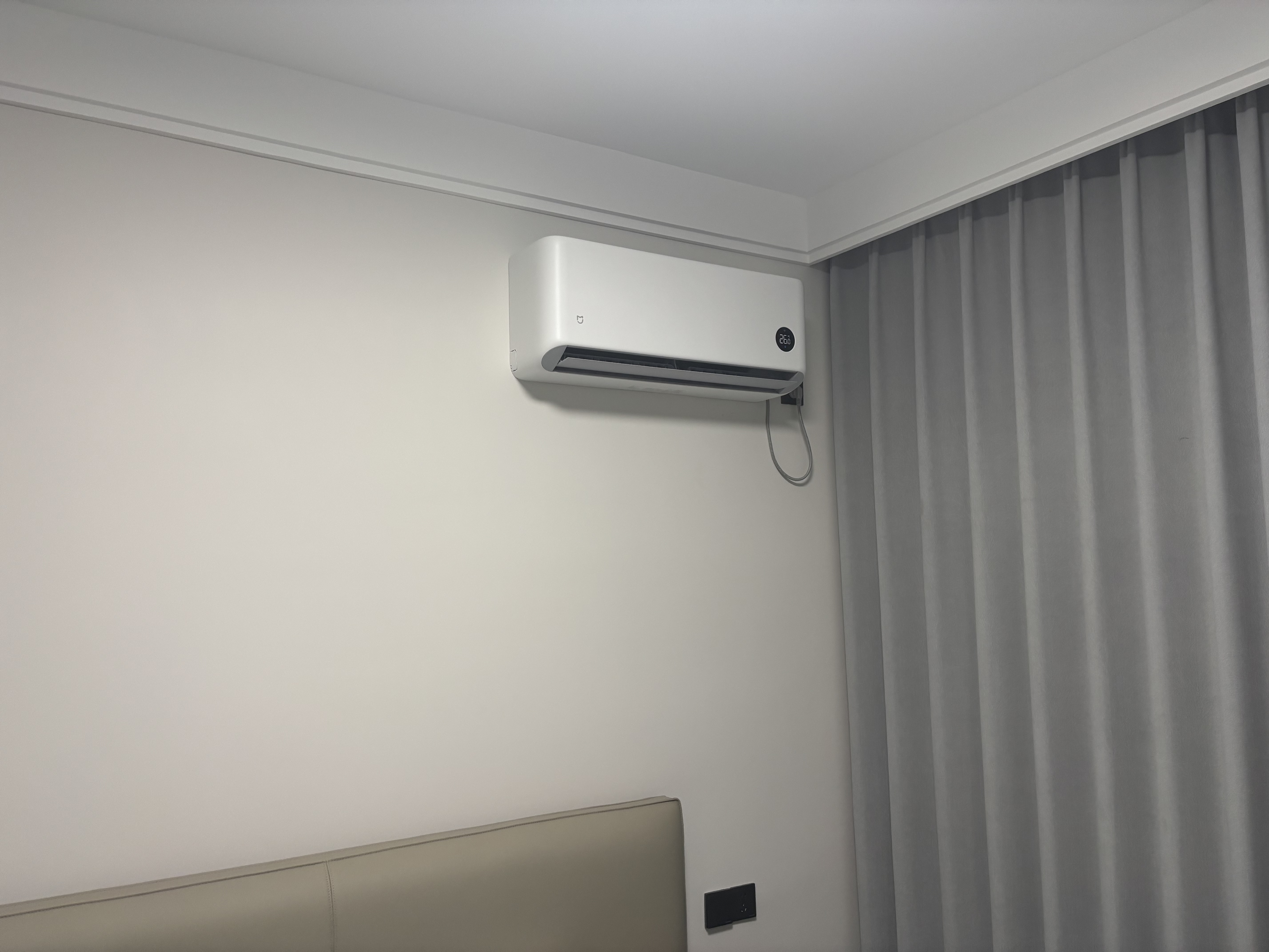 小米（MI）空调米家 1.5匹 巨省电 新一级能效 变频冷暖 家用卧室 壁挂式自清洁舒适空调挂机 巨省电 26款 大1.5匹 APF5.45 双排【新品】 实拍图