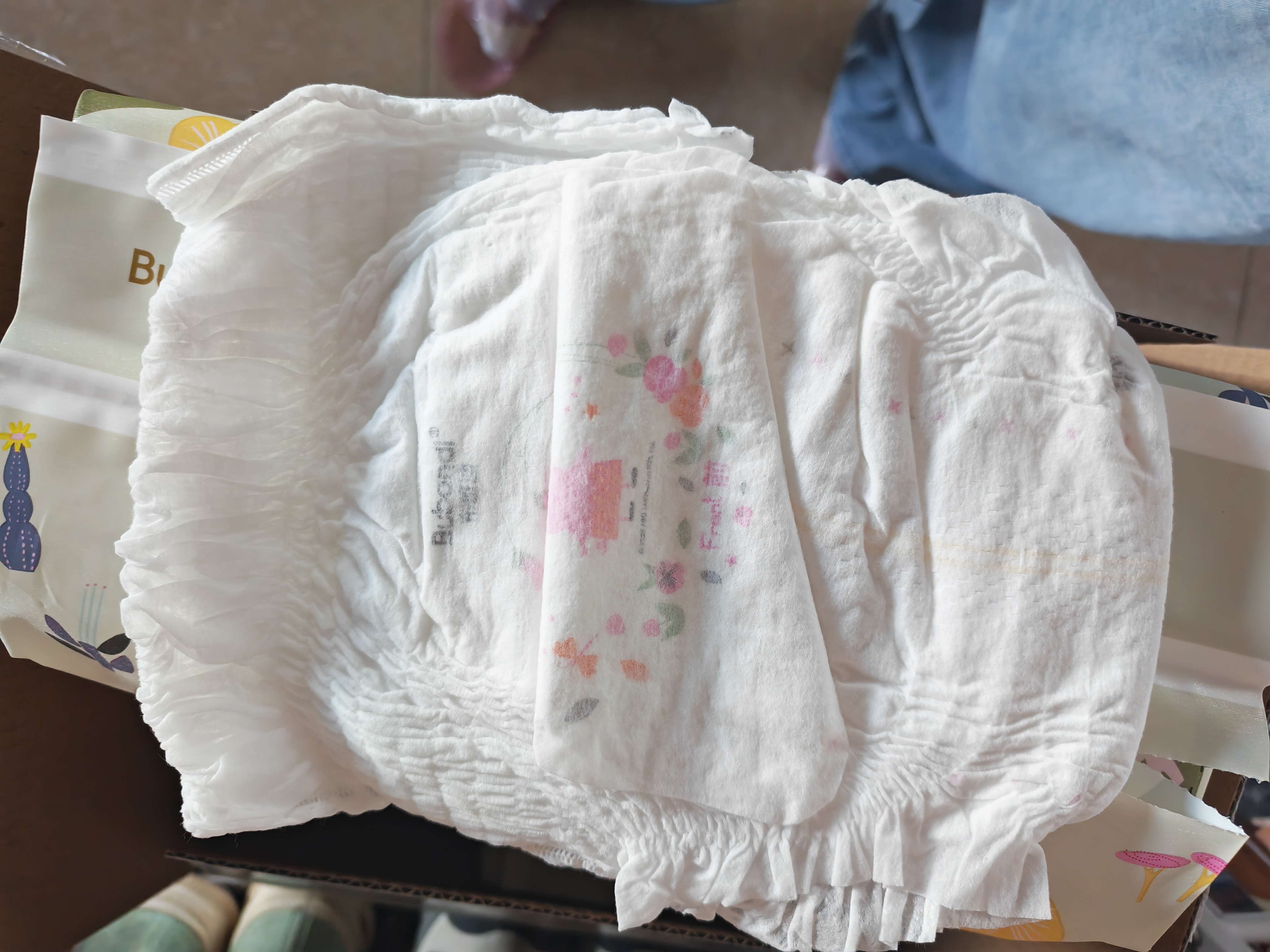 布班迪【透明溯源】小猪佩奇甄芯薄Pro拉拉裤3XL76片婴儿尿不湿蚕丝蛋白 实拍图