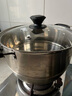 美厨（MAXCOOK）蒸锅 304不锈钢28cm单层蒸锅 加厚复合底燃气灶炉电磁炉通用 实拍图