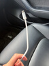 品胜[冰川透明]苹果17数据线type-c充电线双头PD60W快充车载适用iPhone16/15手机平板iPad笔记本白 实拍图