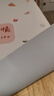 PU皮革桌垫免洗防油防水轻奢高级感餐桌垫桌面保护垫书桌垫茶几桌垫 奶兔果酱（升级防滑底） 80*80cm【加厚皮革】 实拍图