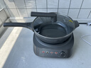 美的（Midea）钛陶电炒锅 电蒸锅 分体式电煮锅不沾多功能一体炒菜专用锅电火锅煎锅 4.3L煎饼锅HCG2818S配蒸笼 实拍图