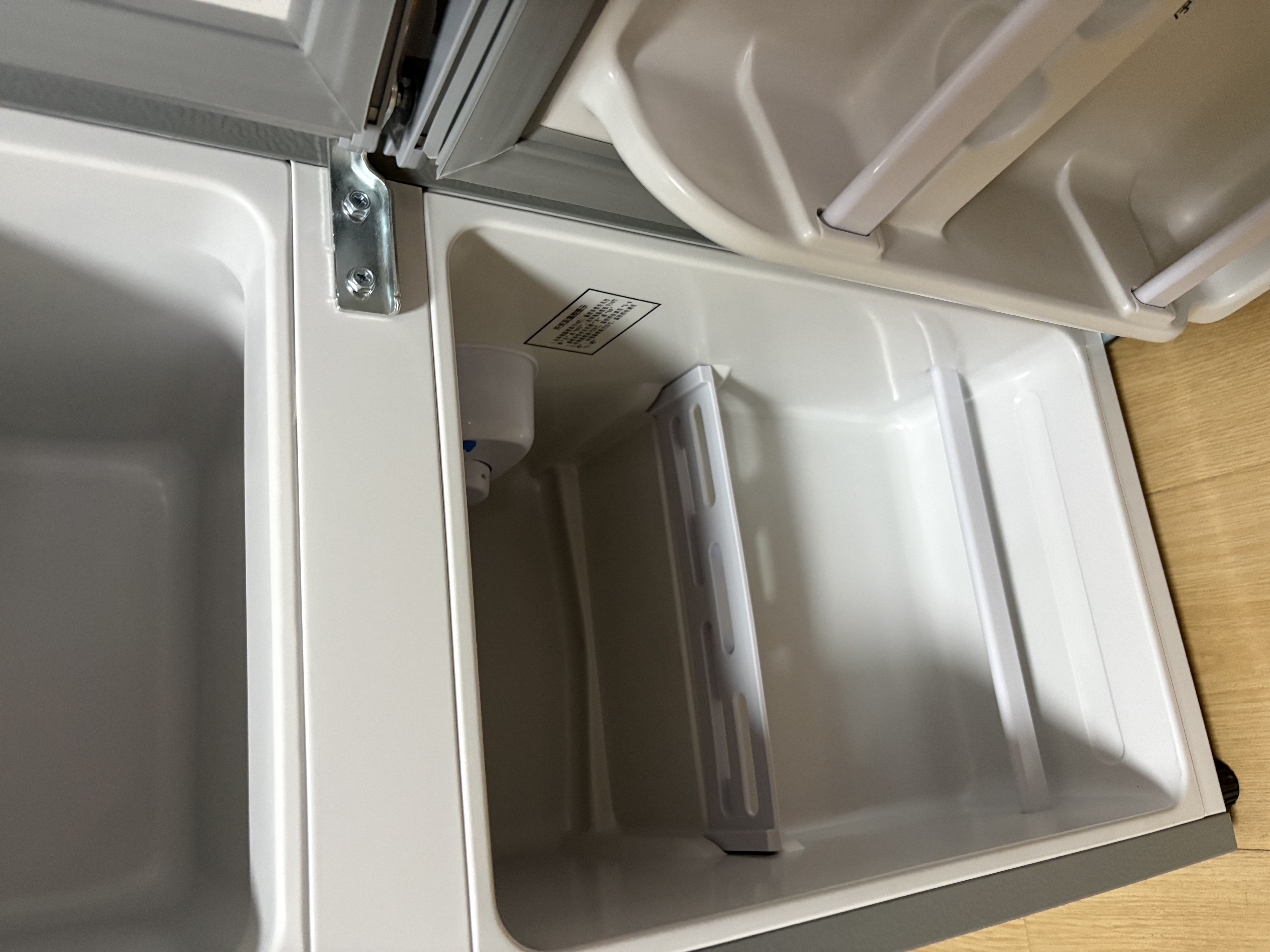 华宝小冰箱迷你小型家用冷藏冷冻两用一级能效出租房宿舍用办公室节能省电双门电冰箱 【一级能效】68L银色【全国联保】 实拍图