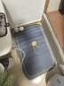 卫生间地垫吸水防滑速干超厚洗澡脚踩垫厕所浴室新款防滑垫 浅灰色 50cm*80cm 实拍图