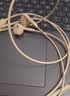 联想（Lenovo）有线耳机 HIFI音质高解析音频带麦降噪直播k歌唱歌音乐运动半入耳式游戏电脑耳机type-c YF01米色 实拍图