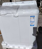 海尔（Haier）半自动双桶双缸洗衣机 12KG大容量  强力去污洗大件 一级能效家电国家补贴以旧换新 XPB120-81D2 实拍图