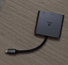 毕亚兹 Type-C转hdmi/USB3.0/PD扩展坞苹果电脑转换器macbook 转接头手机接投影仪显示器拓展坞USB-C分线 实拍图