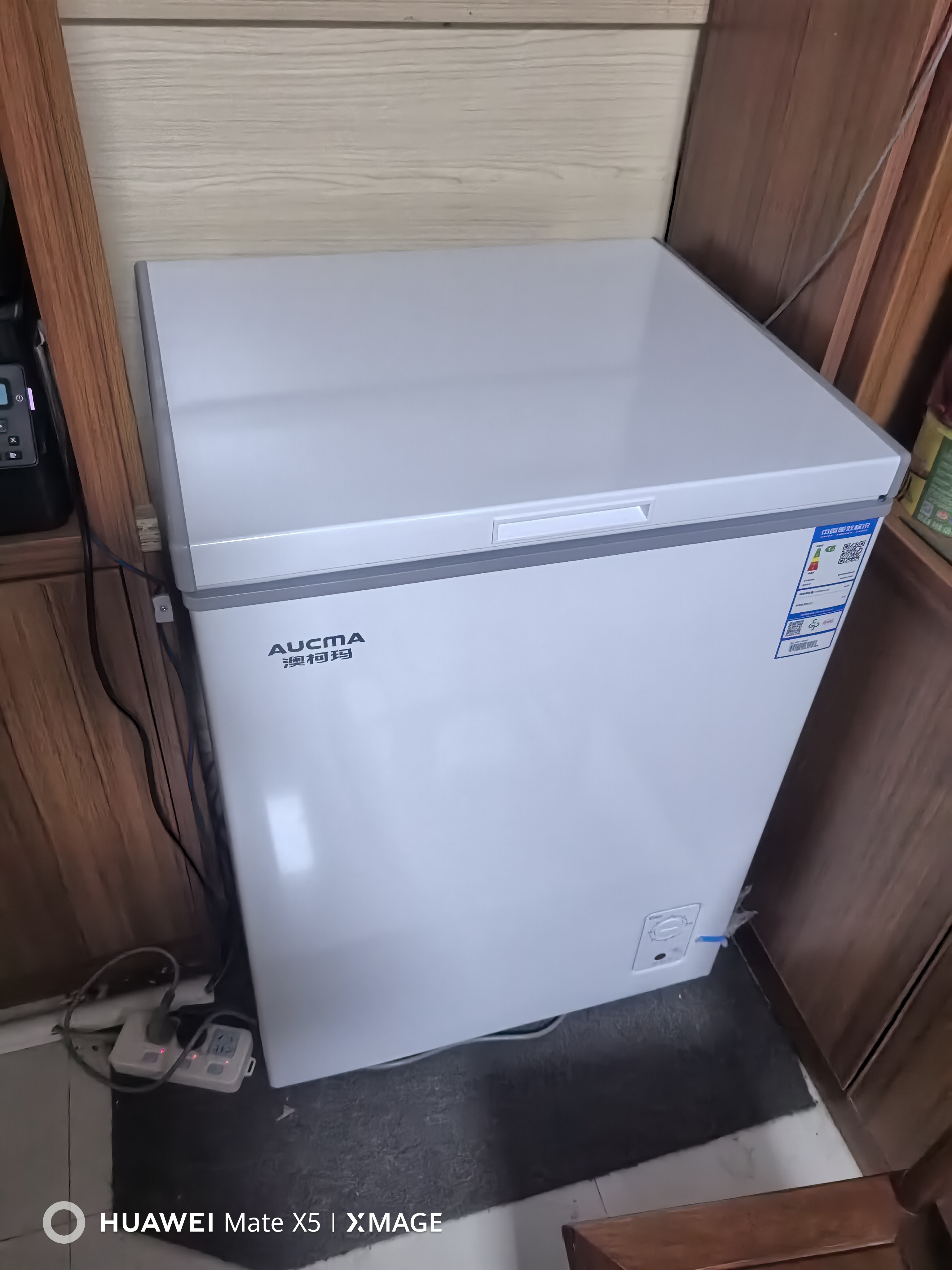 澳柯玛（AUCMA）150升单温冷柜家用减霜小冰柜冷藏柜冷冻柜小型冷柜卧式顶开冰箱一级能效BC/BD-150HY 以旧换新 实拍图